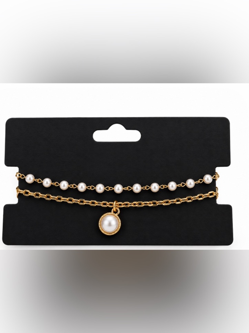 Pearl Layered Bracelet.